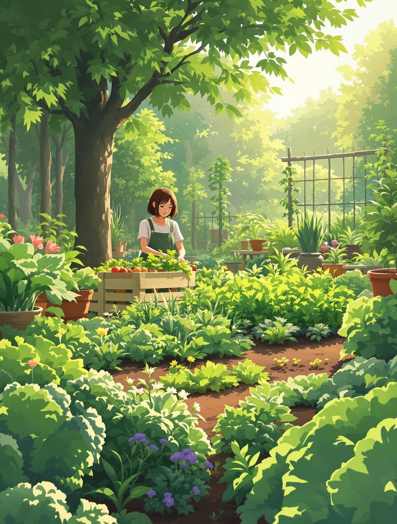 日语短句 小满的菜园 - 节气生活美学，美食物语治愈短剧推荐
